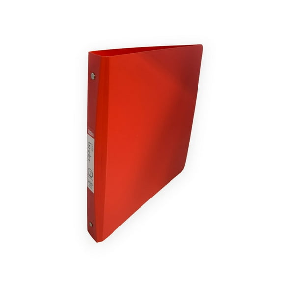 Office Depot Professional Flexible Heavy-Duty 1" 3-Ring Binders, Assorted Colors (Red)