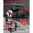 thumbnail image 5 of Danolapsi Leg Extension and Curl Machine,4-in-1 Leg Press Machines for Home Gym,Lower Body Special Leg Machine,700Lbs Weight Capacity Adjustable Workout Equipment,Exercise Bench for Lower Body, 5 of 7