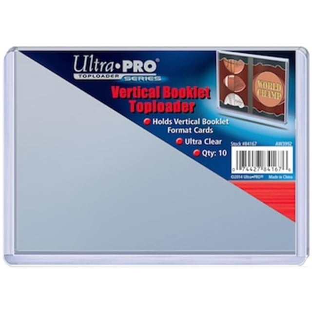 Top Loader Booklet - Vertical - (10 per pack)