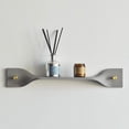 thumbnail image 3 of Cement Industrial Style Floating Shelves, Wall Mounted Storage Shelves, Decorative Wall Shelf Wall Display Racks, for Bedroom, Kitchen, Living Room, Study,Office, 3 of 8