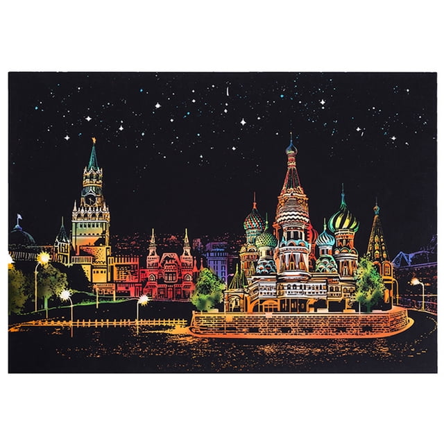 Coofit Scratch Paper Creative Magic Scratch Art Scratch Painting Scratchboard