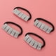 thumbnail image 3 of EeaseMX 4 bandas elásticas para el cabello con cristales artificiales, accesorios elegantes para el cabello de niña, cintas para sujetar el cabello, coleteros con diamantes de imitación., 3 of 7