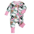 thumbnail image 4 of Weebloom Baby Boys Girls Romper Footless Bamboo 4 Pack Zip Up Bodysuits Long Sleeve Soft Outfit Toddler Comfortable Sleepwear Loungewear Pjs Sleepers Onesie Pajamas 3-24 Months, 4 of 4