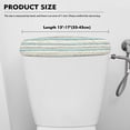 thumbnail image 5 of Renewold Vintage Wood Grain Print Toilet Tank Lid Cover for Bathroom Decor, Stretchy Dust-proof Covers for Toilet Tank Lid, Fits Most Standard Toilets Tanks, 5 of 6