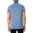 thumbnail image 3 of Tommy Hilfiger Pretwist Mouline Tipped Slim Polo Shirt, Blue, 3 of 5