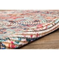 thumbnail image 5 of Chaloon Red Distressed Jute Blend Area Rug, 5 of 10