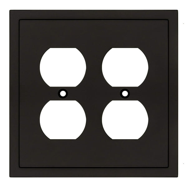 Modern Edge Decorative Wall Plate Switch Plate Outlet cover, Durable