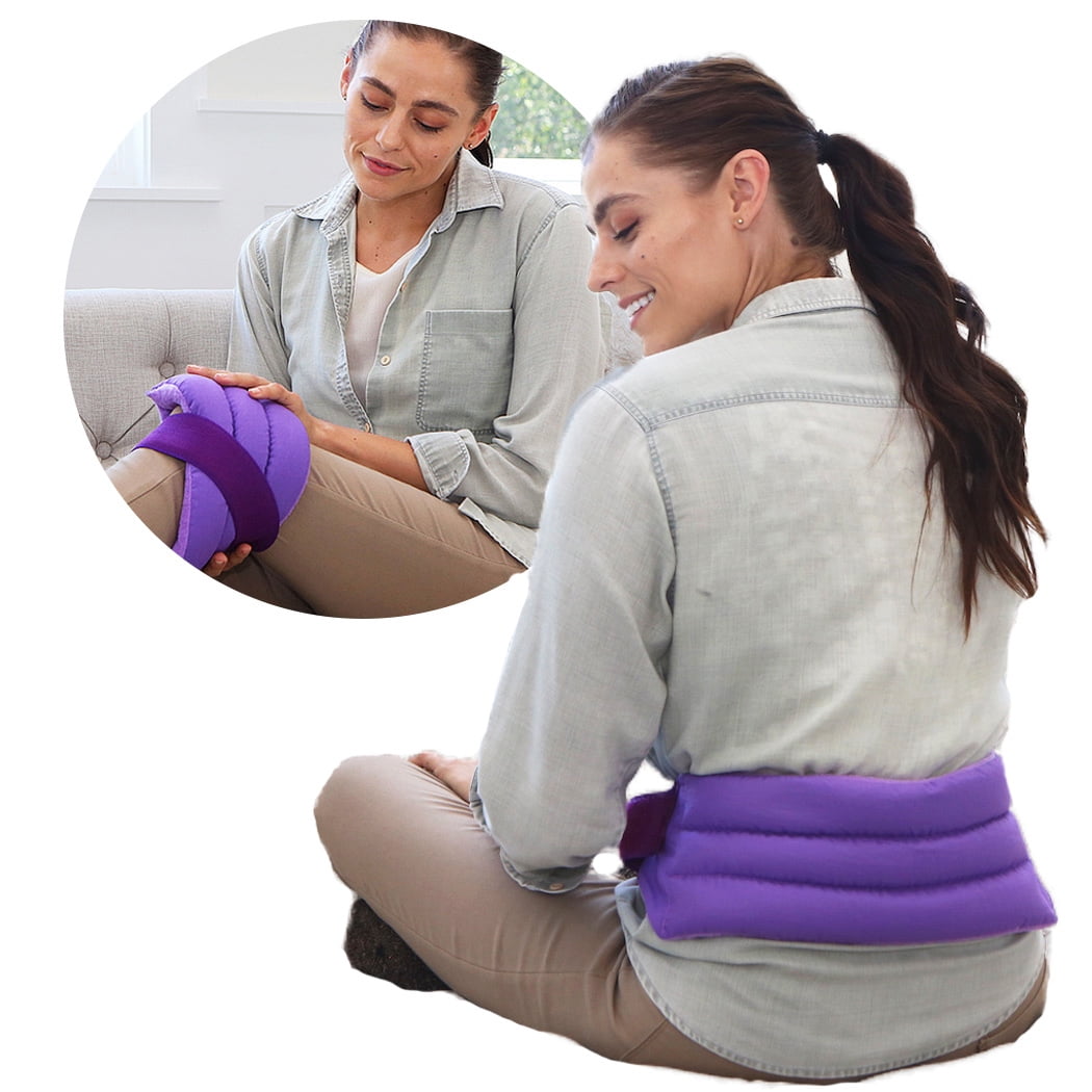 My Heating Pad Adjustable Lumbar & Abdomen Heat Therapy Pack Natural