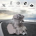 thumbnail image 4 of Costway Upgraded 80cc 2-Stroke Bicycle Gasoline Engine Motor Kit Motorized Bike Silver, 4 of 10