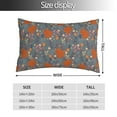thumbnail image 2 of Salouo Floral Squirrel Pattern Pillow Cases,1PC Pillow Covers with Envelope Closure Decorative Pillow Case for Bed Couch,Pillows Not Included-20"x30", 2 of 6