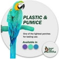 thumbnail image 4 of Large 12" Bird Cage Perch for Nail Trimming - Safe  Grooming Accessory, 4 of 7