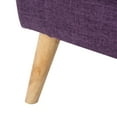 thumbnail image 5 of GDF Studio Brony Muted Purple Fabric Mid Century Modern Loveseat, 5 of 12