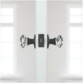 thumbnail image 4 of Baldwin Reserve FDCRYTRR190 Full Dummy Crystal Knob and Traditional Round Rose Satin Black Finish, 4 of 7