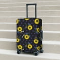 thumbnail image 3 of Wukai Sunflowers Elastic Luggage Cover: Personalized Protection for Your Suitcase - Fits 19~29-inch, Washable & Durable Travel Companion-Large, 3 of 8