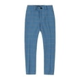 thumbnail image 2 of JTieaclothes Boys' Plaid Flat Front Dress Pants Adjustable Waist School Outfits Pants,Boys Pants Sizes 9-10 Years, 2 of 3