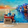 thumbnail image 2 of Idea4wall 4pcs Oil Painting Peel and Stick Wallpaper Removable Wall Murals Large Wall Stickers for Home Decoration, 66"x24", 2 of 5