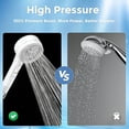 thumbnail image 4 of High Pressure Shower Head Set, Built-in Filter for Chlorine & Sediments, 3-Spray Modes Perfect for Home Use, Pets Bathing, Brushed RV Shower Head with Hose, Adjustable Bracket for RV Cam, 4 of 5