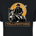 thumbnail image 3 of Yellowstone  - Rip Riding Horseback - Juniors Cropped Cotton Blend T-Shirt, 3 of 6