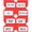 A-color-red, variant on 6 x 4 inch Large Moving Labels for Boxes, Blank Moving Boxes Labels Stickers, 160pcs 8 Color Coded Moving Stickers Packing Labels Stickers for Home Organization Projects, Kitchen, Storage Bins