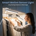 thumbnail image 6 of GUPUP Under Cabinet Lights, 54 LED Motion Sensor Light Indoor, Rechargeable Closet Lighting Kit with Magnetic for Kitchen Wardrobe Stairs, 2 Pack, 6 of 7