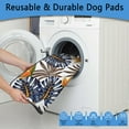 thumbnail image 5 of Stylish Absorbent Pads for Pet Accidents, Hawaiian Rainforest Patterns That Hide Stains, Machine Washable, 24" x35", 5 of 8