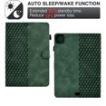 thumbnail image 3 of GSFY Case for iPad Pro 11 Inch (M4) 2024 (5th Gen), PU Leather Slim Wallet Stand Protective Smart Shell with Auto Sleep Wake Feature for iPad Pro 11 Inch Tablet, Green Blocks, 3 of 8