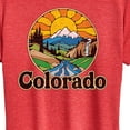 thumbnail image 3 of Instant Message - Groovy Colorado - Vacation Destination - Women's Short Sleeve Graphic T-Shirt, 3 of 6