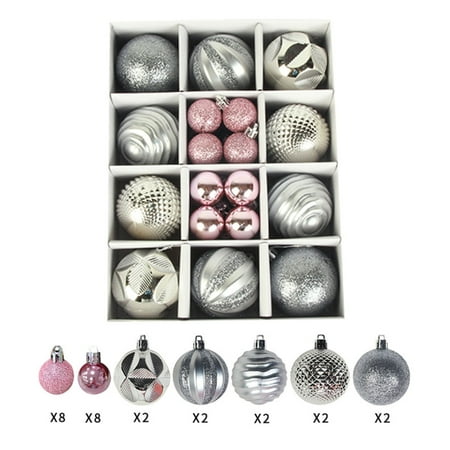 

Zpa2#2832 Christmas Ball Gift Box Set Christmas Tree Pendant 3Cm6Cm/26Pcs Z#2832 SZ3