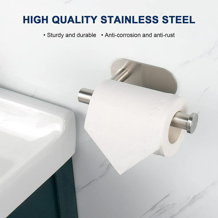 ASTOFLI Toilet Paper Holder with Shelf, Rustproof SUS304 Brushed