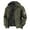 Army Green, variant on Mens Jacket Winter Vintage Solid Color Zip Up Warm Fleece Sherpa Lined Coats with Pockets Thermal Coat Dark Gray XXS