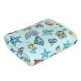 thumbnail image 2 of Bingfone Sea Shells 2 Ultra Absorbent & Soft Hand Towels for Bath, Hand, Face, Gym and Spa-27.5x16in, 2 of 8