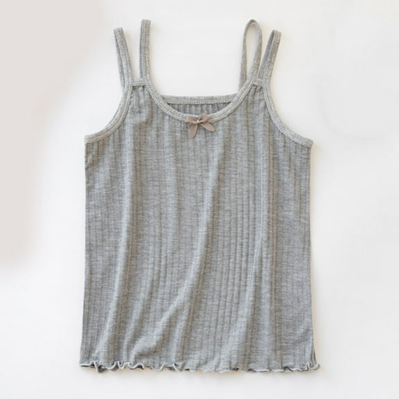 Kids Tank Tops Little Girl Tops, Girl Undershirt Undershirt Tank, Summer Tops Teen Girls, Girls Dance Shirt Girl Tank Tops(3t-13t)