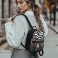 thumbnail image 3 of Eheartsgir Camouflage Deer Flag Print Travel Backpack Lightweight Mini Backpack for Outdoor Hiking, Polyester Front Pocket Casual Back Pack, 3 of 8