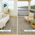 thumbnail image 4 of Addison Rugs Chantille Indoor/Outdoor Transitional Lattice Beige Machine Washable Rectangle Rug, 10' x 14', 4 of 8