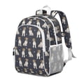 thumbnail image 2 of Jack Russell Terrier Backpack for School,Cute School Bag,Schoolbag with Adjustable Shoulder Straps & Padded Back,15"x11.42"x5.5", 2 of 6