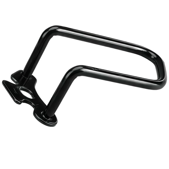 Bicycle Rear Derailleur Protector, Thick Steel Rear Derailleur Guard with Arch, Mountain Bikes and Road, Black, 0.39 in