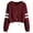 Wine, variant on Women's Hoodies Sweatshirts Casual Pullover Solid Hoodie Top for Women Long Sleeve Hooded Sweatshirt Relaxed Fit Blouse Style Green XL