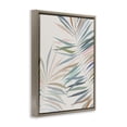 thumbnail image 3 of Stupell Industries Pastel Tropical Harmony Brown Framed Floater Canvas Wall Art design by Hannah Dawson, 21 x 17, 3 of 9