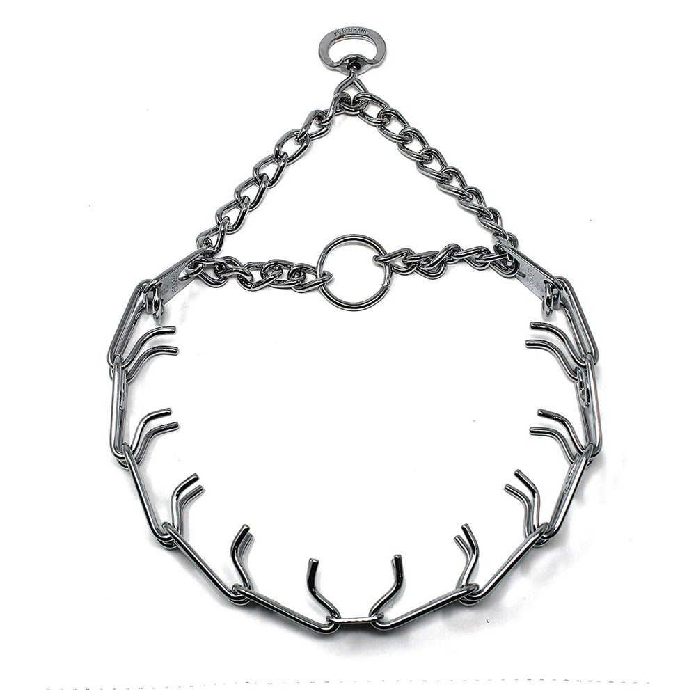 Herm Sprenger Prong Dog Training Collar UltraPlus Chrome Plated Steel
