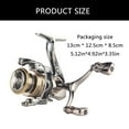 thumbnail image 5 of Necvior Spinnings Fishing Reel 13Lbs Drag Metal Spool for Fishing 5.2:1 Gear Ratio Fishing Reel with Metal Collapsible Handle, 5 of 10