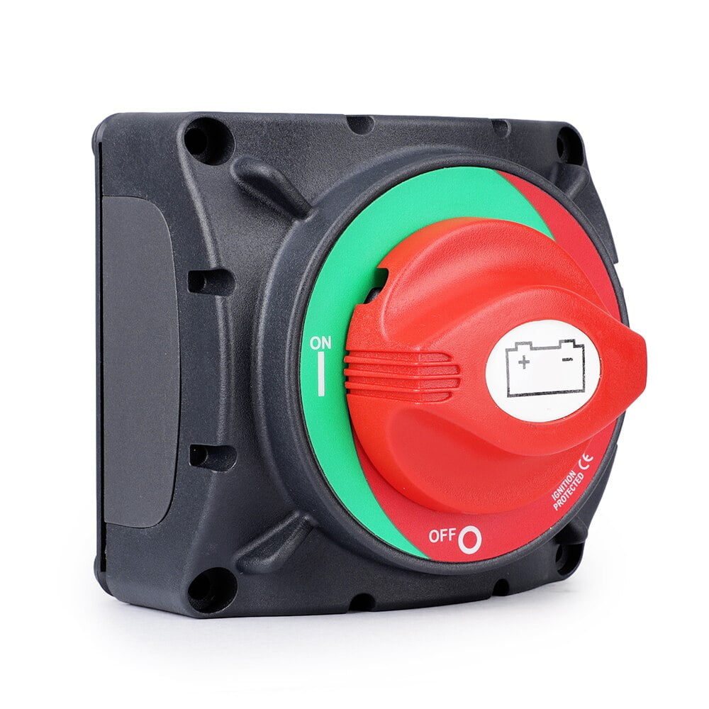 Cut Off Heavy Duty Double Pole Battery Switch DC 48V 400Amp Ignition Protected Marine Boat Dual