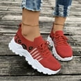 thumbnail image 2 of Chaussures de Marche Épaisses Léopard pour Femmes, Confortables, en Maille, Mousse à Mémoire, Entraînement, Tennis, Course, Espadrilles, 2 of 7
