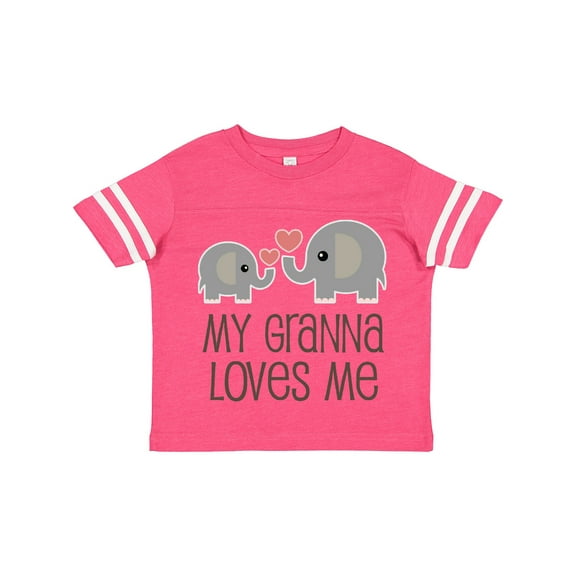 Inktastic My Granna Loves Me Boys or Girls Toddler T-Shirt