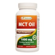 Best Naturals MCt Oil 1000mg, 180 Ct