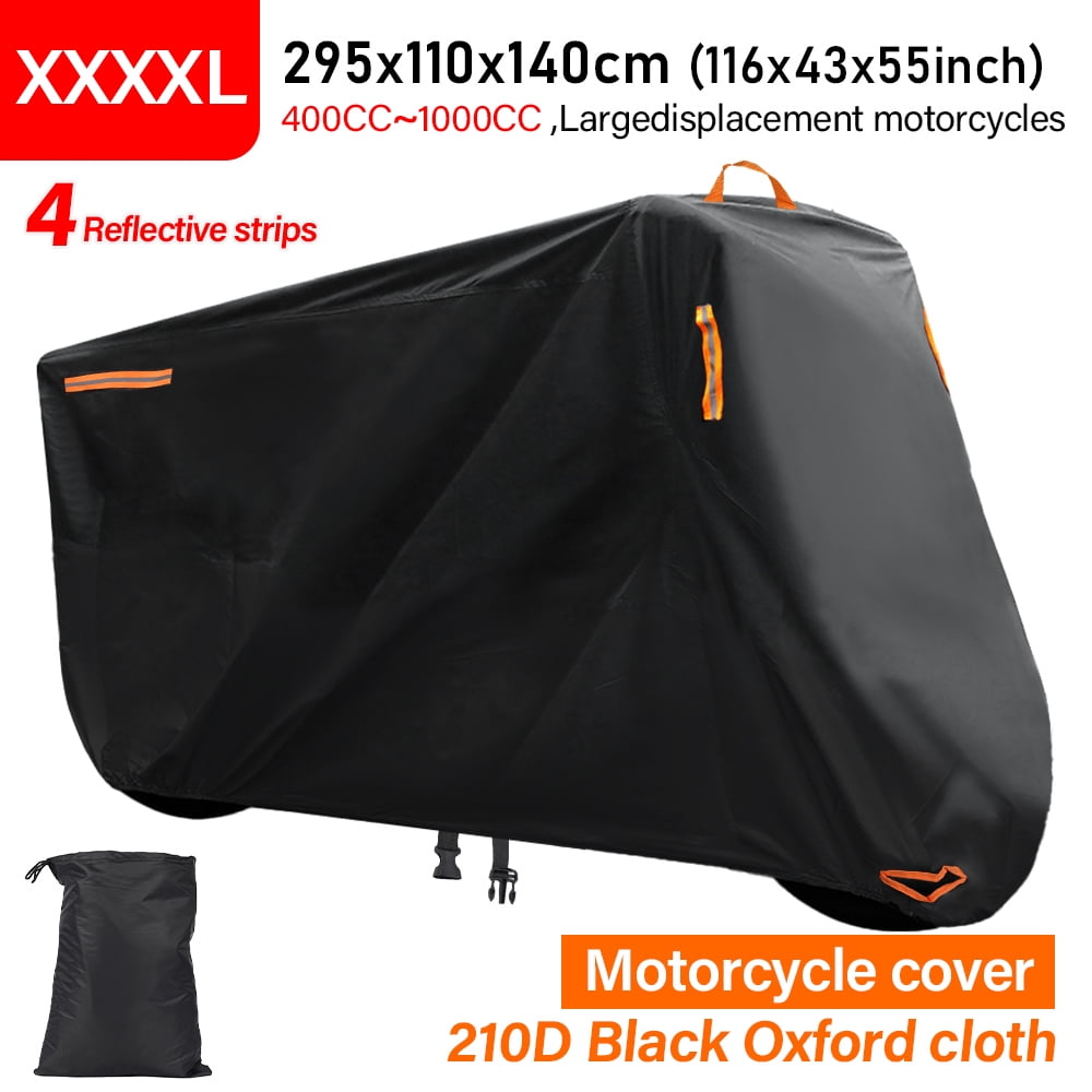 XiongXiong Motorcycle Cover, Ultimate Motorcycle Cover for All-Weather Protection,Universal Fit, Anti-Theft Security, Portability,4XL