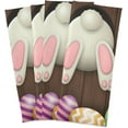 thumbnail image 2 of GZHJMY Easter Bunny Tail Kitchen Dish Towel 4 Pack, Soft Absorbent Dishcloths Reusable Hand Towel Washable Tea Towels for Home Kitchen Bar Table Decor, 28 x 18 Inch Washcloths Decorative Towels, 2 of 7