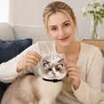 thumbnail image 6 of Clear Pet Muzzle Space Helmet with Breathable Space Helmet Design, Grooming Face Mask for Vet Visits, Cute Pet Cat Supplies 1 Pack, 6 of 7