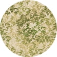 thumbnail image 1 of Ahgly Company Tapis d'Intérieur Rond Lavable en Machine Brun Or Transitionnel, 3 Pieds Rond, 1 of 7