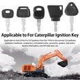 thumbnail image 4 of 10 Keys Heavy Equipment Key Set Construction Ignition Key Set Agricultural Master Key Set Aluminum Key Heavy Equipment Master Key Set for Excavators Bulldozer Tractors Loader, 4 of 7