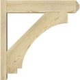 thumbnail image 3 of Ekena Millwork 6"W x 26"D x 26"H Imperial Rough Sawn Craftsman Outlooker, Douglas Fir, 3 of 4